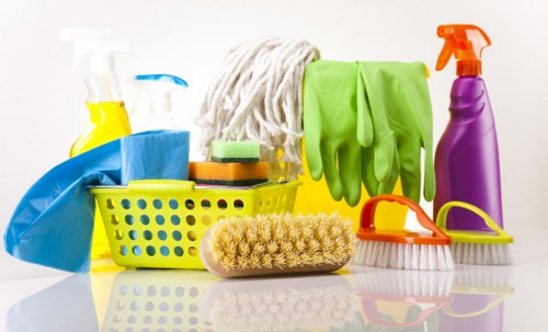 Local cleaning team working in an SE22 property
