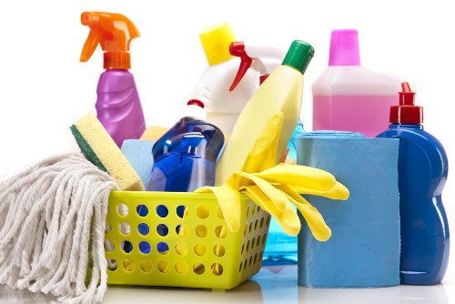 Specialist floor cleaning equipment in a local East Dulwich property